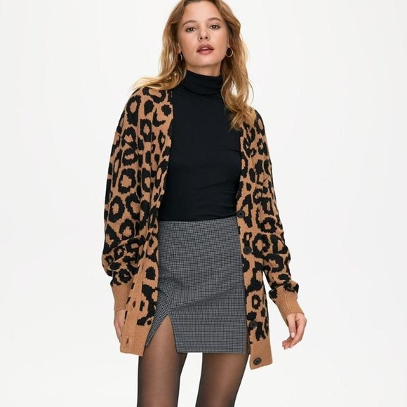 Aritzia Sweaters - Sunday Best | Aritzia Leopard Cardigan